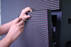 LED screen troubleshooting dead pixels on display panel